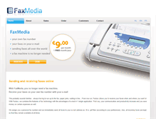 Tablet Screenshot of faxmedia.com